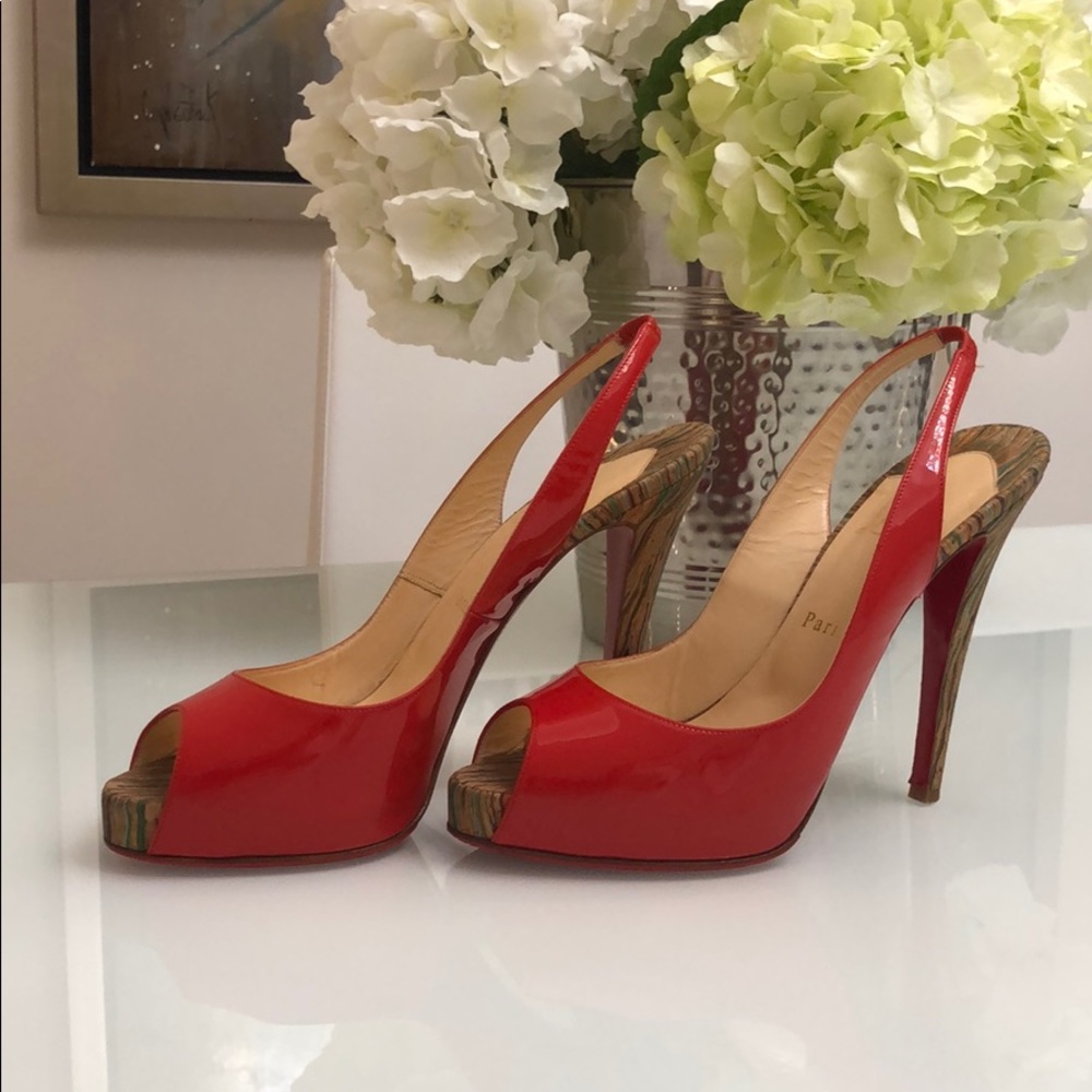 Christian Louboutin Res & Cork So Private Pumps